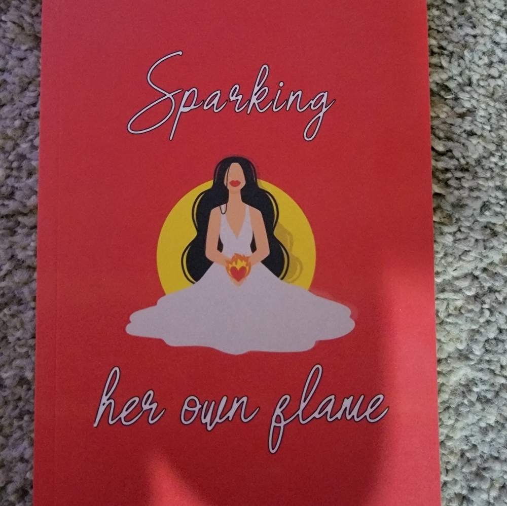 Sparkling her own flame book